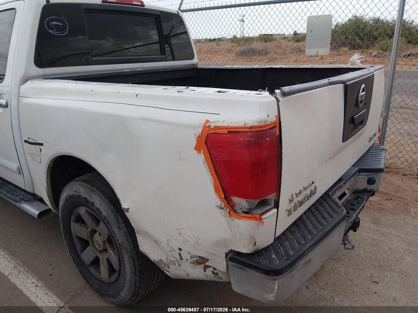 2007 Nissan Titan Se VIN: 1N6BA07A87N207203 Lot: 45639457