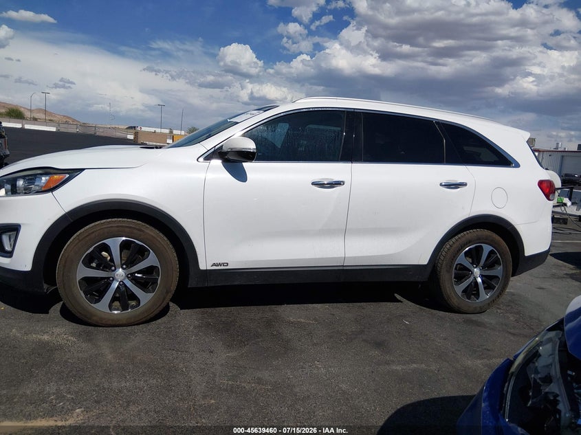 2016 Kia Sorento 2.0T Ex VIN: 5XYPHDA19GG011797 Lot: 45639460