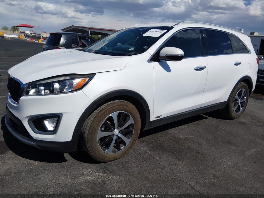 Vin: 5xyphda19gg011797, lot: 46137963, kia sorento 2.0t ex 20162