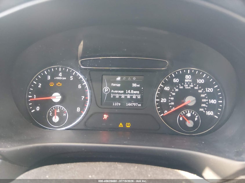 2016 Kia Sorento 2.0T Ex VIN: 5XYPHDA19GG011797 Lot: 45639460