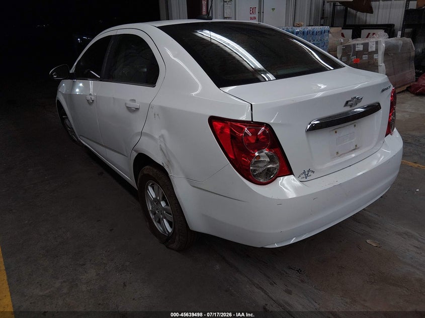 Vin: 1g1jc5sh6g4129934, lot: 46138002, chevrolet sonic lt auto 20163