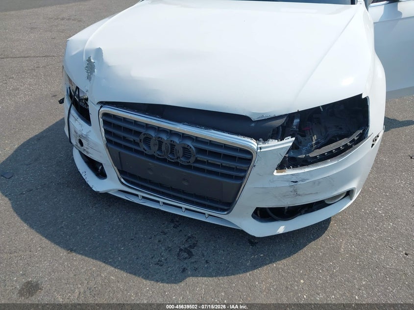 2012 Audi A4 2.0T Premium VIN: WAUBFAFL2CN004313 Lot: 45639502