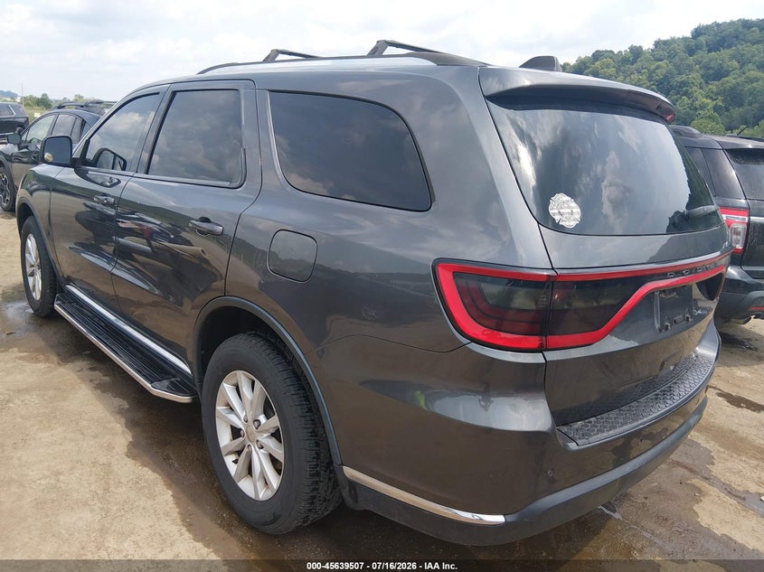 Vin: 1c4rdjag4fc161407, lot: 46138011, dodge durango sxt 20153