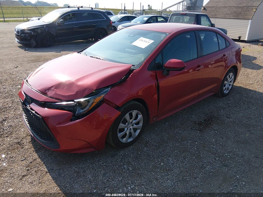 2021 Toyota Corolla, Front End, IAAI, VIN 5YFEPMAE9MP212703 — photo 2