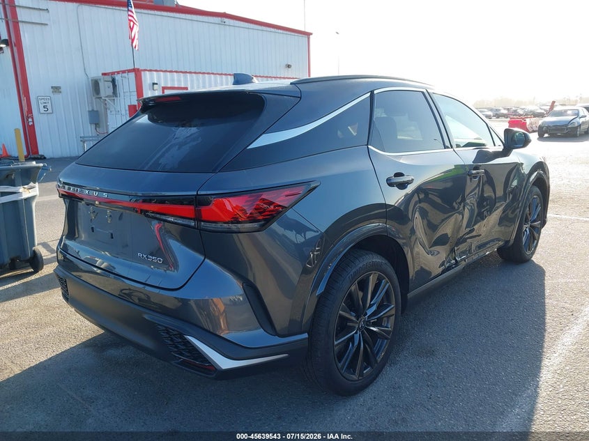 Vin: 2t2bamba1sc068363, lot: 46138047, lexus rx 350 f sport design 20254