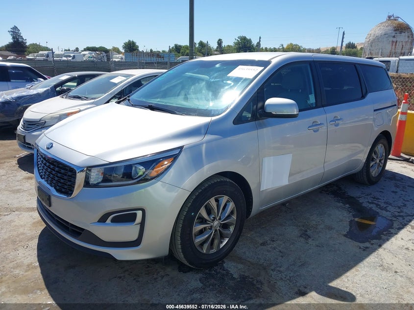 Vin: kndmb5c1xm6667223, lot: 46138058, kia sedona lx 20212