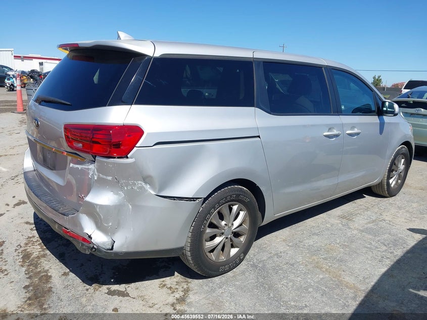 Vin: kndmb5c1xm6667223, lot: 46138058, kia sedona lx 20214