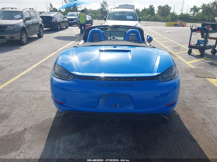 2023 Porsche 718 Boxster Gts 4.0 VIN: WP0CD2A84PS216370 Lot: 45639558