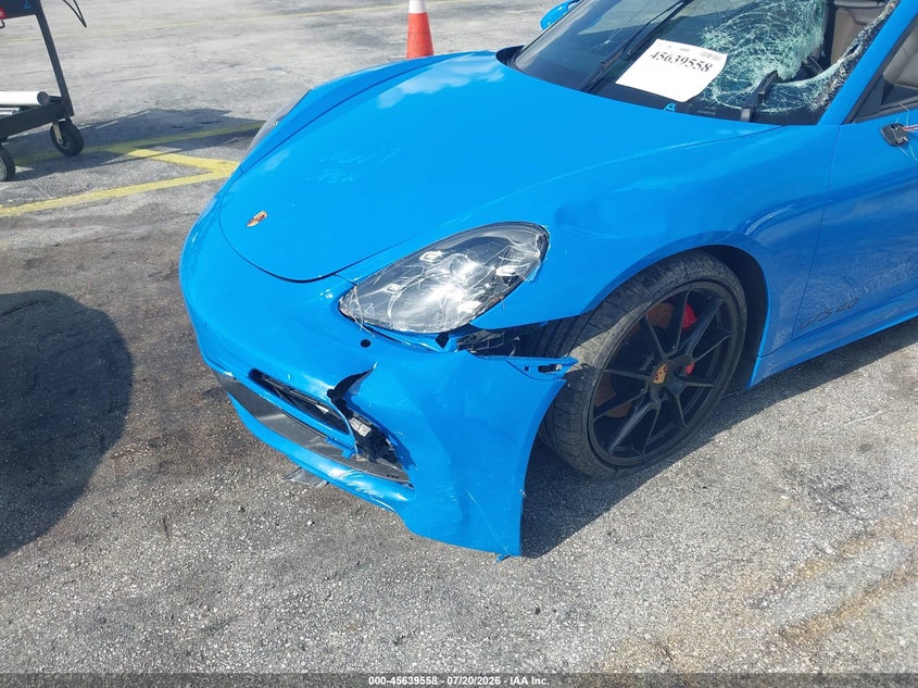 2023 Porsche 718 Boxster Gts 4.0 VIN: WP0CD2A84PS216370 Lot: 45639558