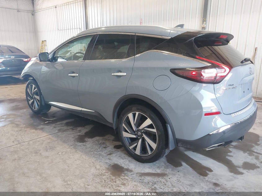Vin: 5n1az2cs3nc116068, lot: 46138074, nissan murano sl intelligent awd 20223