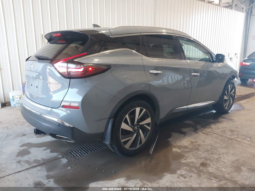 Vin: 5n1az2cs3nc116068, lot: 46138074, nissan murano sl intelligent awd 20224