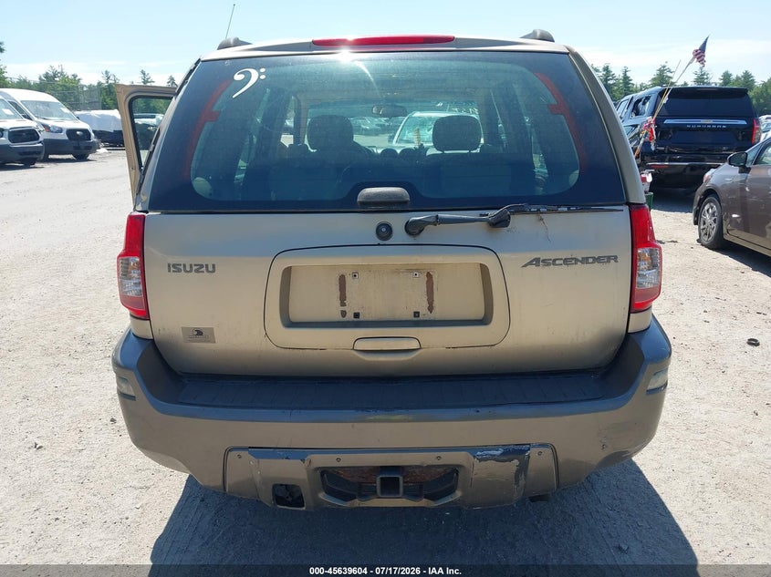 2005 Isuzu Ascender S VIN: 4NUDT13S652700956 Lot: 45639604