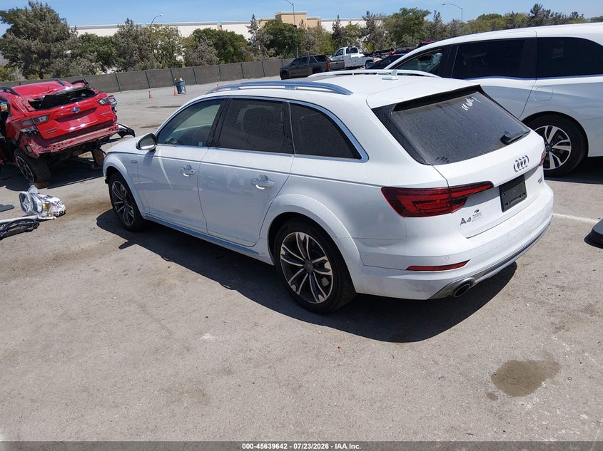 Vin: wa19naf46ja089913, lot: 46138148, audi a4 allroad 2.0t premium/2.0t tech premium 20183