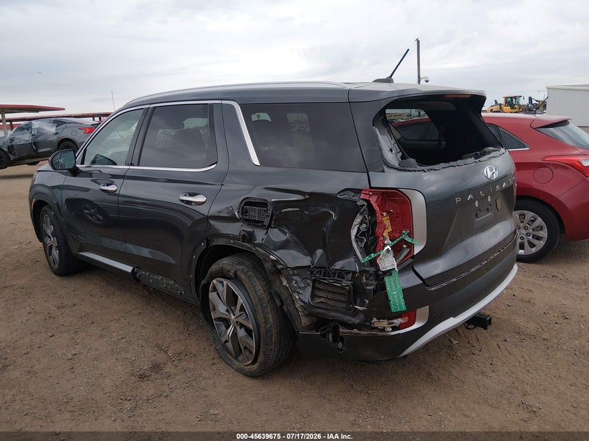 2022 Hyundai Palisade Sel VIN: KM8R3DHE7NU445269 Lot: 45639675