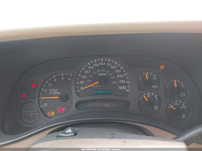 2003 Chevrolet Tahoe Lt VIN: 1GNEK13ZX3J114397 Lot: 45639709