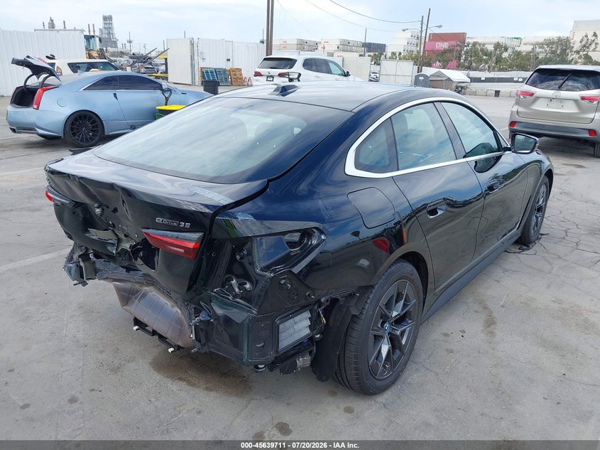 Vin: wby43aw0xrft29030, lot: 46138219, bmw i4 gran coupe edrive35 20244