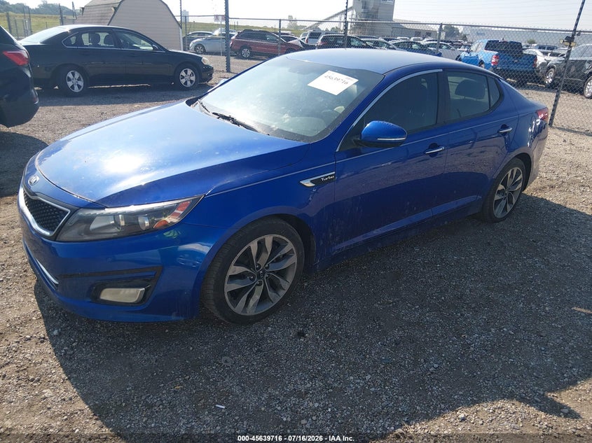 Vin: 5xxgr4a69eg336167, lot: 46138224, kia optima sx turbo 20142