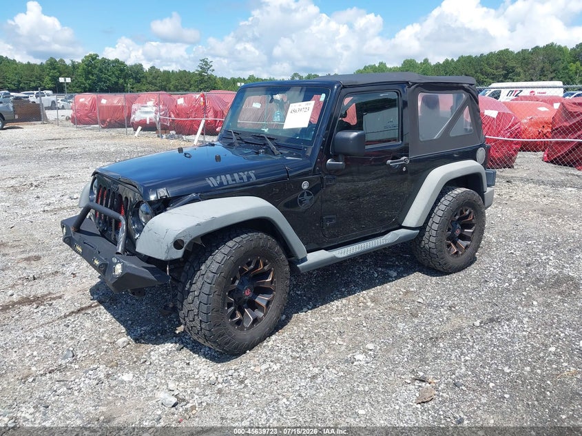 2014 Jeep Wrangler, Front End, IAAI, VIN 1C4AJWAG6EL144853 — photo 2