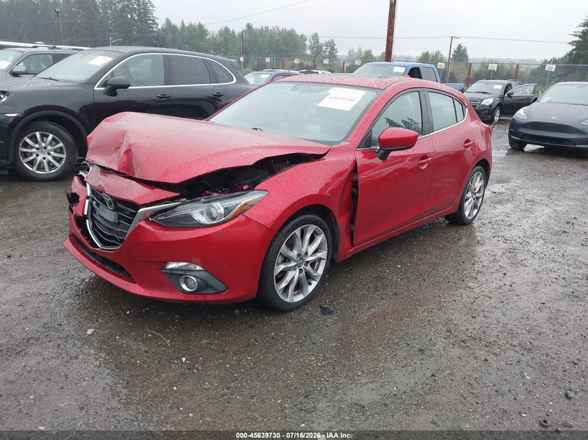 Vin: jm1bm1m33e1102580, lot: 46138239, mazda mazda3 s grand touring 20142