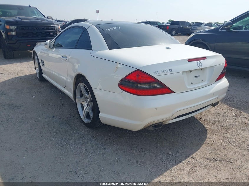 2009 MERCEDES-BENZ SL 550 auction photo 3