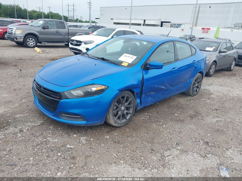 Vin: 1c3cdfaa6fd311577, lot: 46138245, dodge dart se 20152