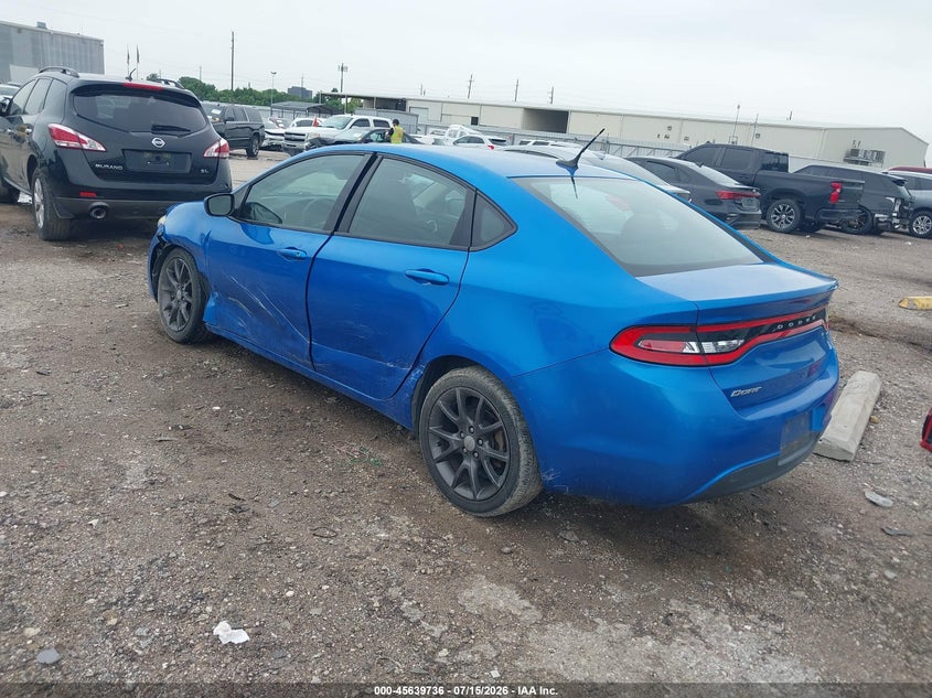 Vin: 1c3cdfaa6fd311577, lot: 46138245, dodge dart se 20153