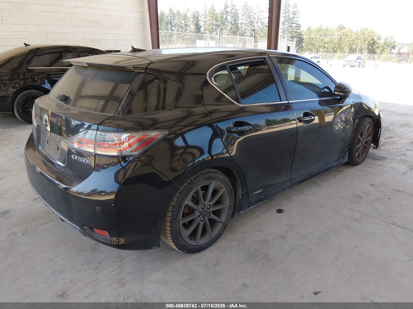 Vin: jthkd5bh6d2134386, lot: 46138251, lexus ct 200h 20134
