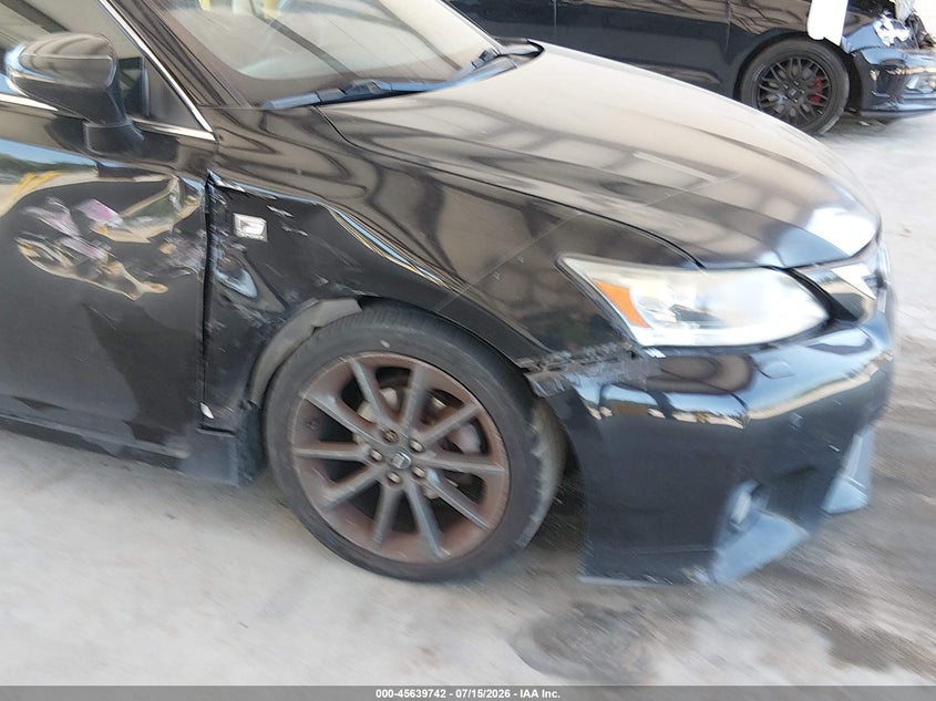 2013 Lexus Ct 200H VIN: JTHKD5BH6D2134386 Lot: 45639742