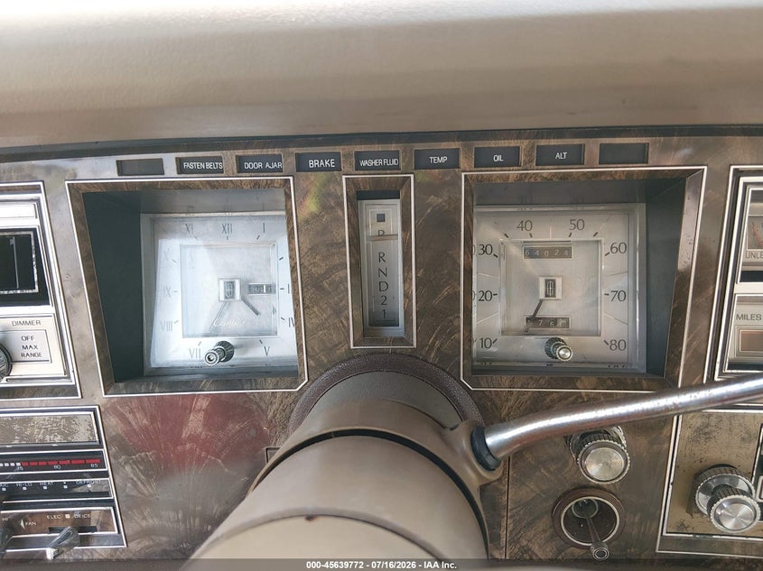 1978 Lincoln Continental VIN: LOT-1-45639772 Lot: 45639772
