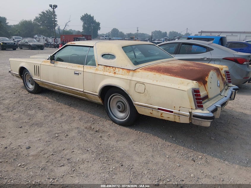 1978 LINCOLN CONTINENTAL auction photo 3