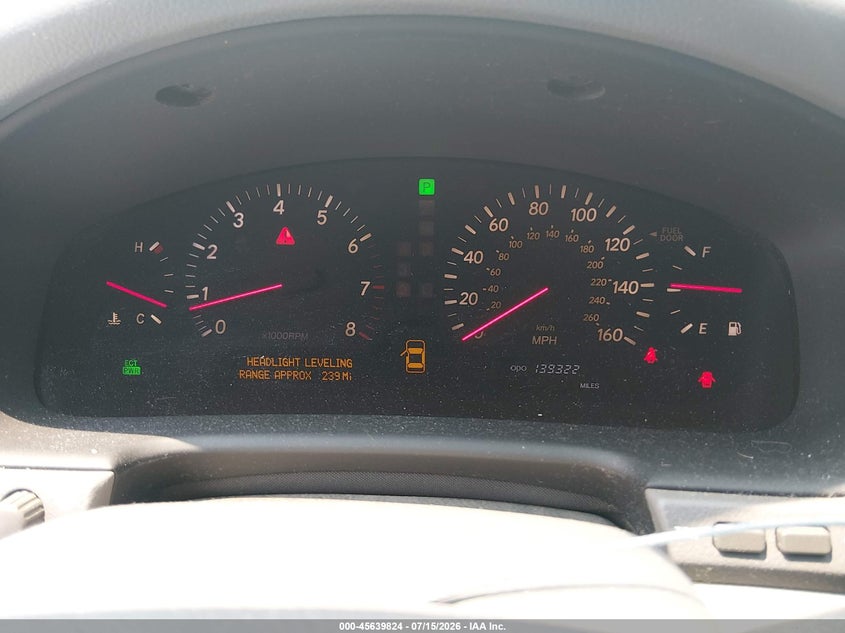 2001 Lexus Ls 430 VIN: JTHBN30F510030997 Lot: 45639824