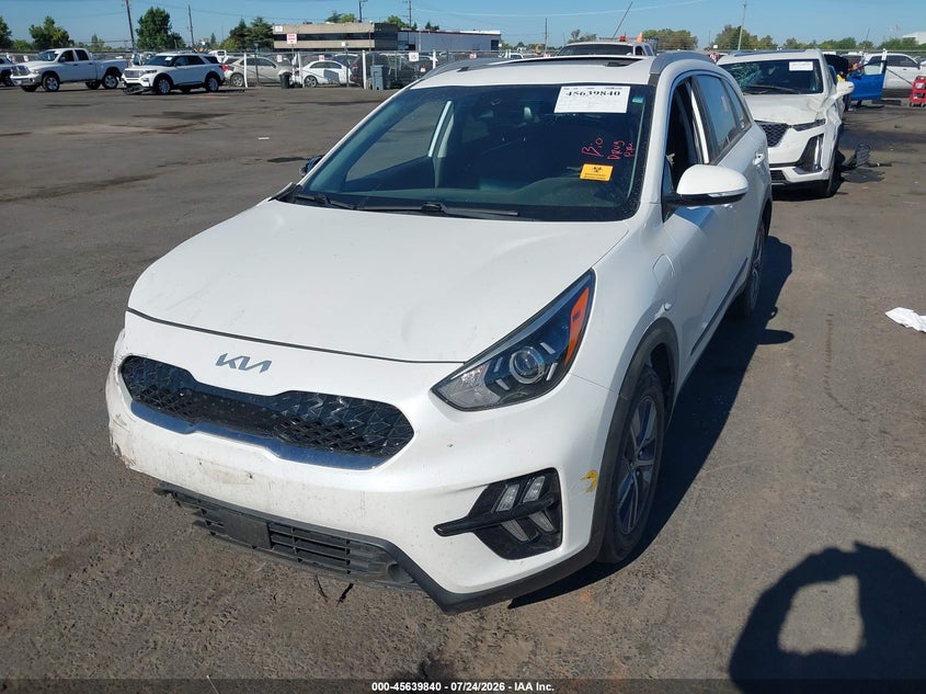 Vin: kndcc3ld8n5521479, lot: 46138351, kia niro plug-in hybrid ex premium 20222