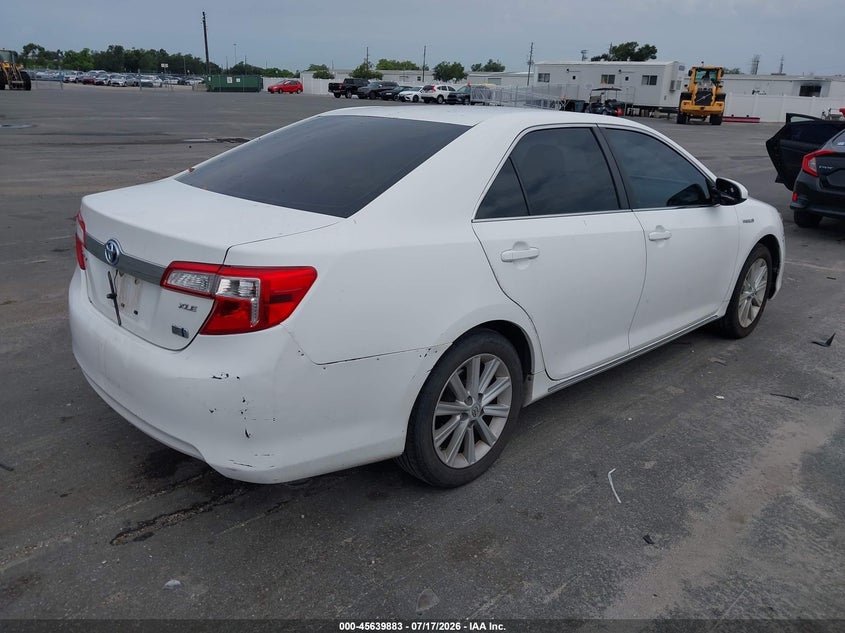 2012 TOYOTA CAMRY HYBRID auction photo 4