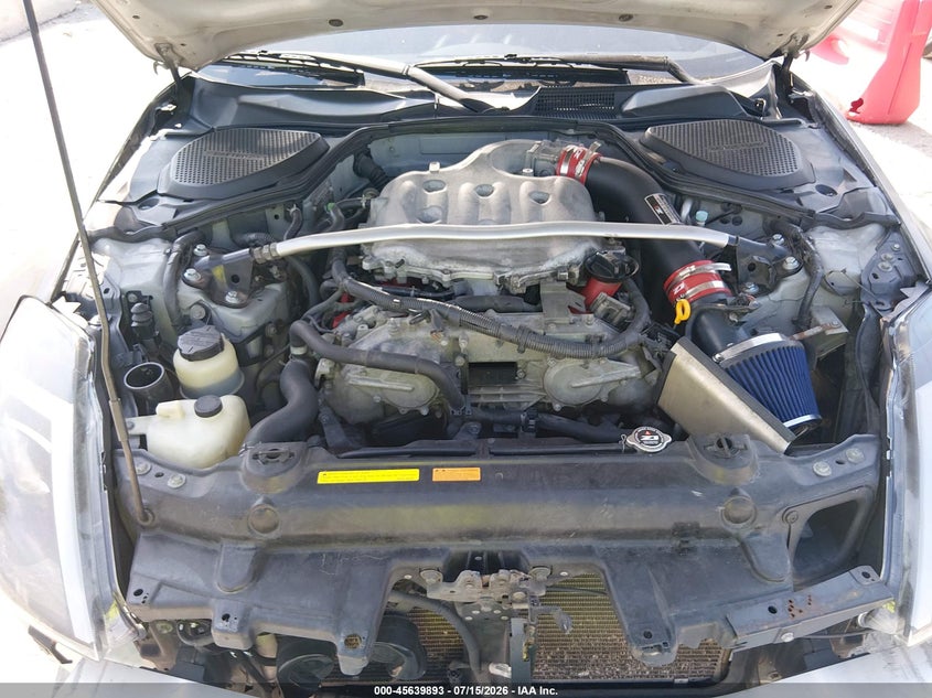 2003 Nissan 350Z Touring VIN: JN1AZ34DX3T107538 Lot: 45639893