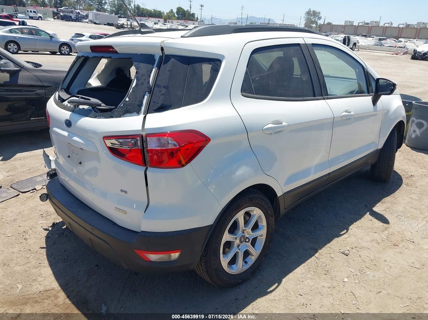 2020 Ford Ecosport Se VIN: MAJ3S2GE1LC347818 Lot: 45639919