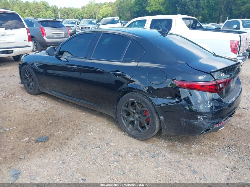 Vin: zarfanan8m7642662, lot: 46138434, alfa romeo giulia awd 20213