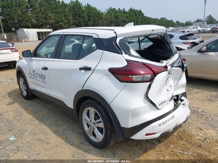 2023 Nissan Kicks S Xtronic Cvt VIN: 3N1CP5BV1PL570622 Lot: 45639947