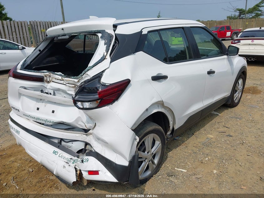 2023 Nissan Kicks S Xtronic Cvt VIN: 3N1CP5BV1PL570622 Lot: 45639947
