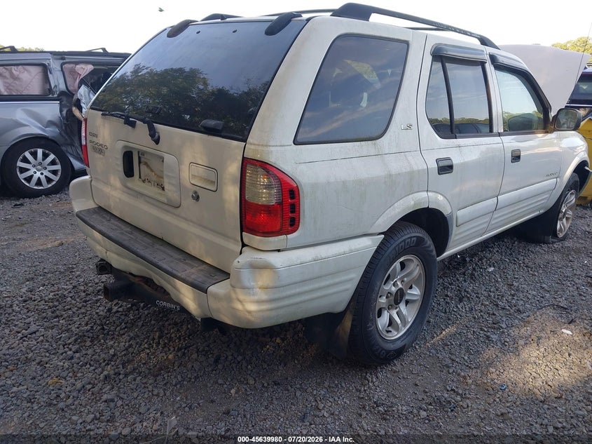 2002 Isuzu Rodeo Ls/Lse/S VIN: 4S2CK58W924324853 Lot: 45639980