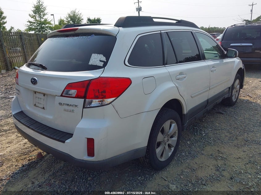 2012 SUBARU OUTBACK auction photo 4