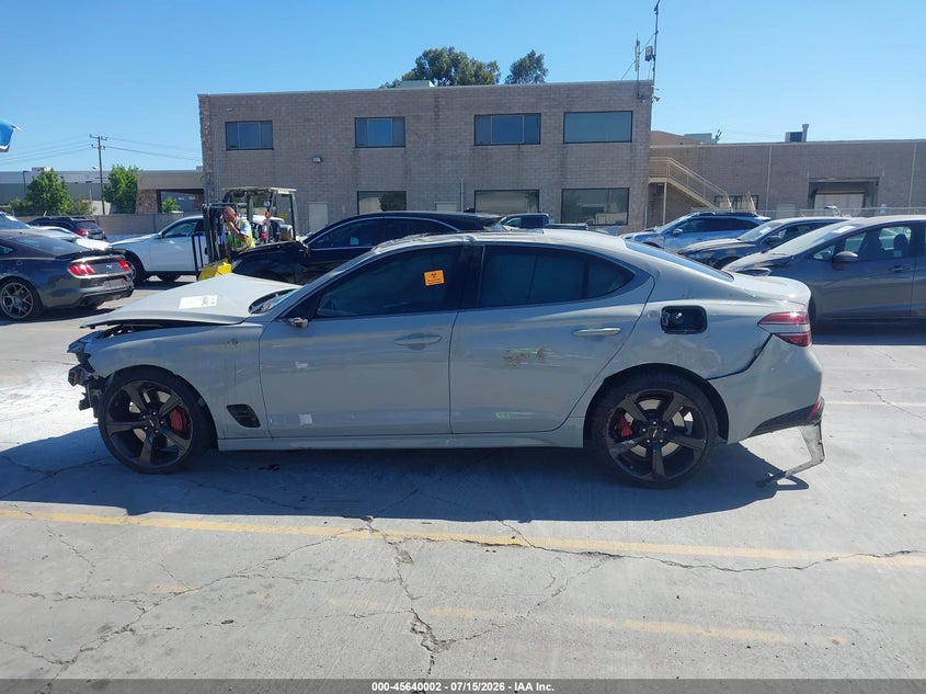 2026 Genesis G70 3.3T Rwd Sport Prestige VIN: KMTG44SE9TU160203 Lot: 45640002
