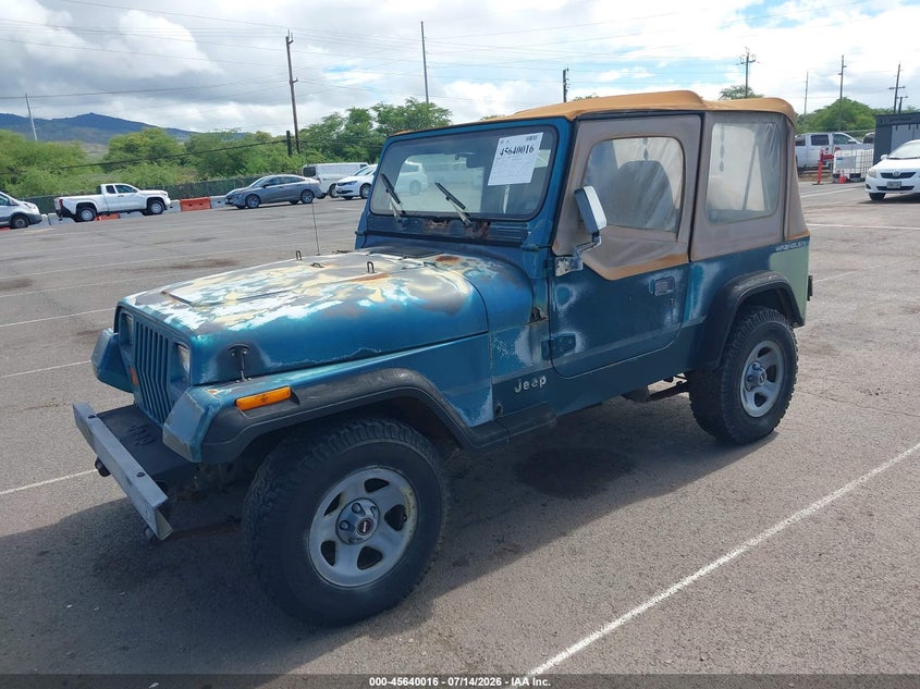 1J4FY19P7SP237890 1995 Jeep Wrangler / Yj S/Rio Grande photo 1