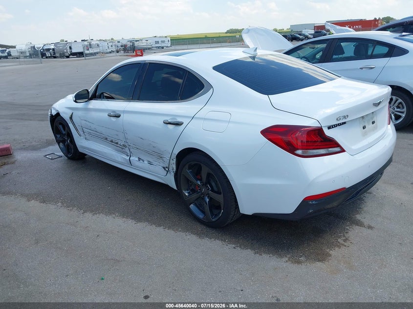 Vin: kmtg44la5ku034673, lot: 46138553, genesis g70 2.0t advanced 20193