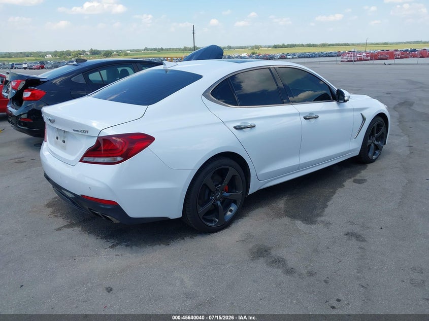 Vin: kmtg44la5ku034673, lot: 46138553, genesis g70 2.0t advanced 20194