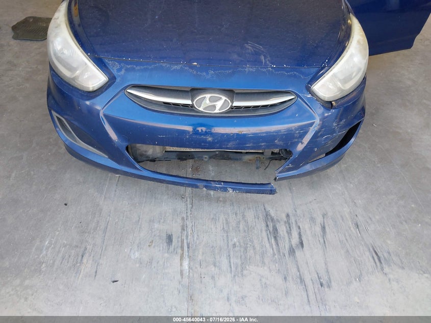2015 Hyundai Accent Gls VIN: KMHCT4AE5FU887338 Lot: 45640043