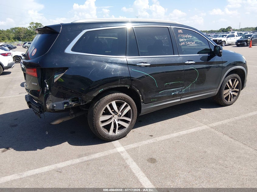 Vin: 5fnyf5h91hb037119, lot: 46138571, honda pilot touring 20174