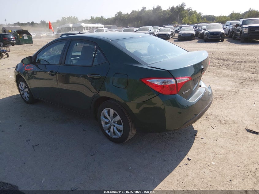 2016 TOYOTA COROLLA auction photo 3