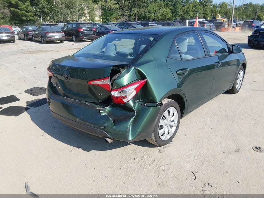 2016 TOYOTA COROLLA auction photo 4