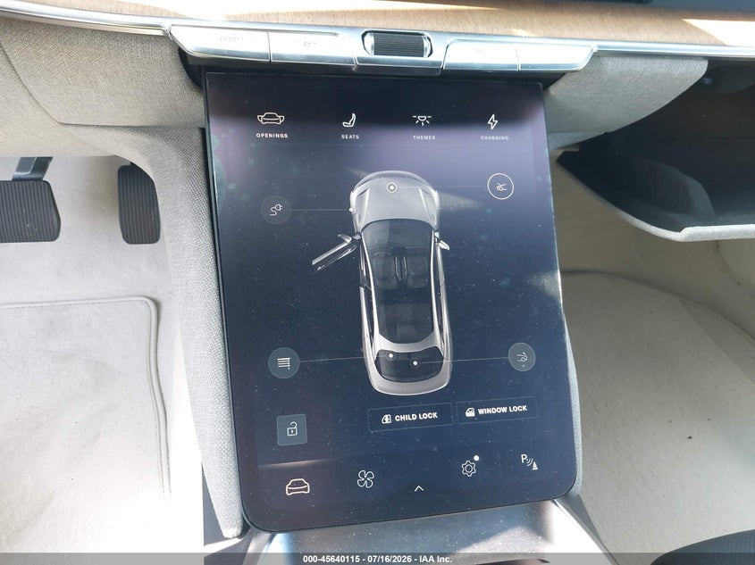 2023 Lucid Air Touring VIN: 50EA1TEA6PA002792 Lot: 45640115