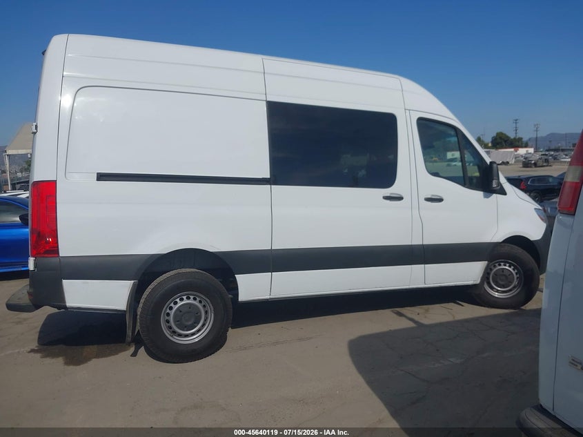 2019 Mercedes-Benz Sprinter 2500 High Roof V6 VIN: WD4PF0CD3KT003820 Lot: 45640119